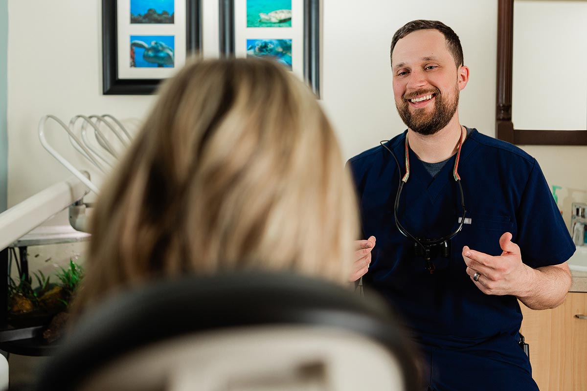 Implant consultation at Two Rivers Dental Group in Springfield, OR