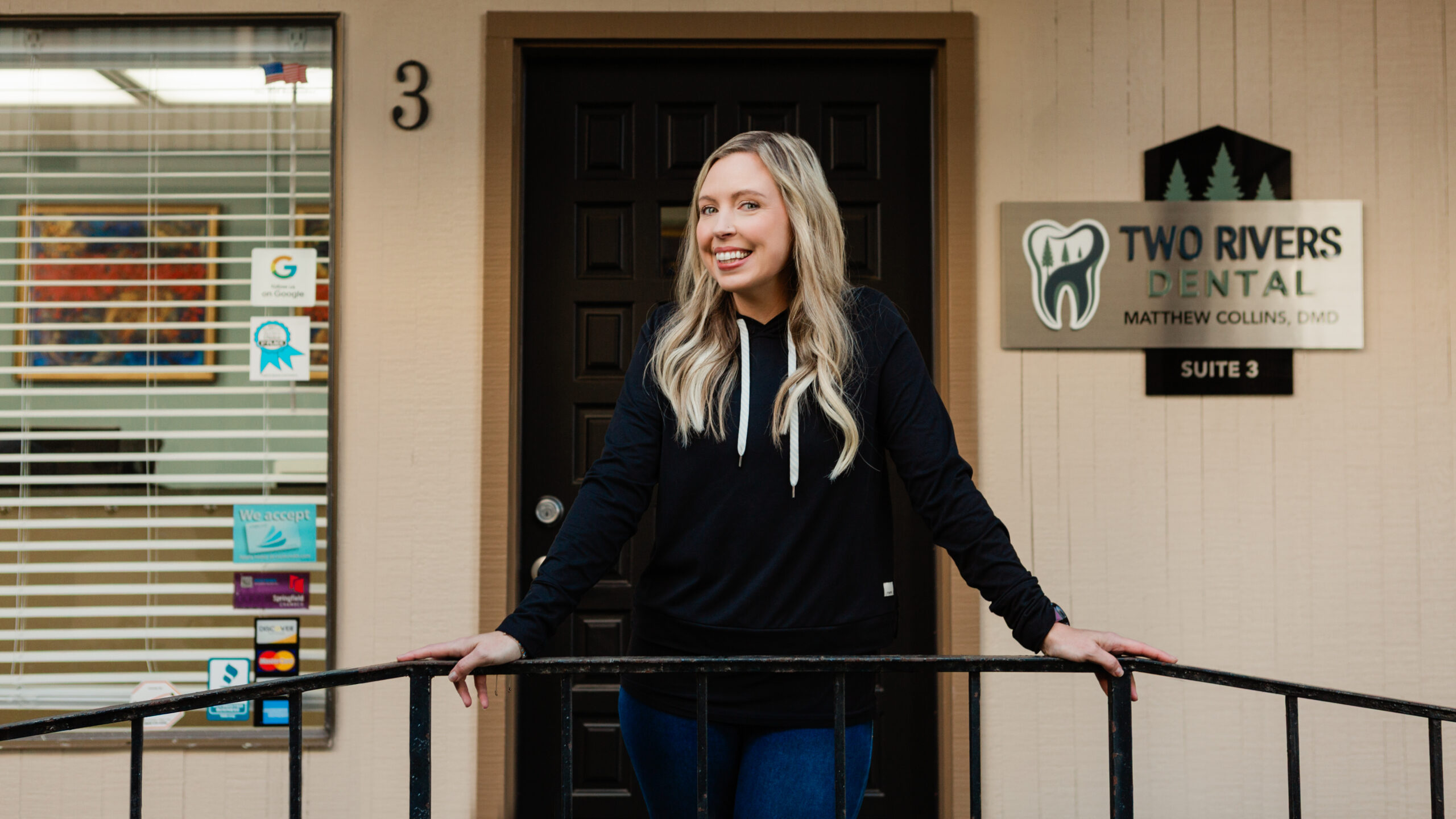 Smile makeover consultation at Two Rivers Dental Group in Springfield, OR